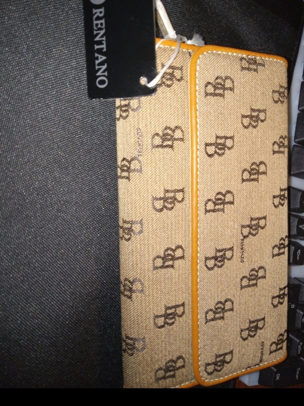 Tan Monogram Canvas Womens Wallet